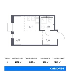 Квартира 21,7 м², студия - изображение 1