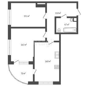 Квартира 71 м², 2-комнатная - изображение 1