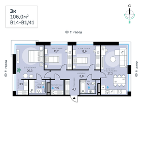 115 м², 3-комнатная квартира 55 000 000 ₽ - изображение 127