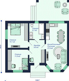 59,3 м² дом, 11,7 сотки участок 7 600 000 ₽ - изображение 22