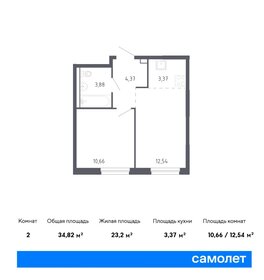 40 м², 1-комнатная квартира 4 799 000 ₽ - изображение 98