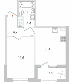 46,7 м², 1-комнатная квартира 8 300 000 ₽ - изображение 81