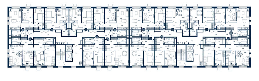 70,7 м², 3-комнатная квартира 9 000 000 ₽ - изображение 118