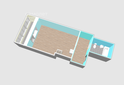 Квартира 35 м², студия - изображение 3