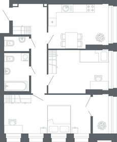 70,6 м², 2-комнатная квартира 11 360 000 ₽ - изображение 37