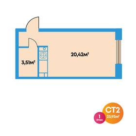 49 м², 2-комнатная квартира 4 999 000 ₽ - изображение 71