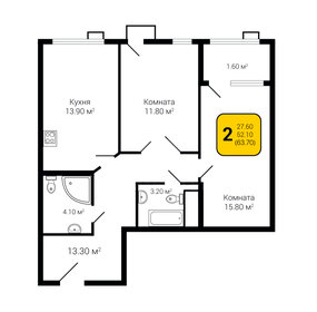 400 м², 5-комнатная квартира 850 000 ₽ в месяц - изображение 76