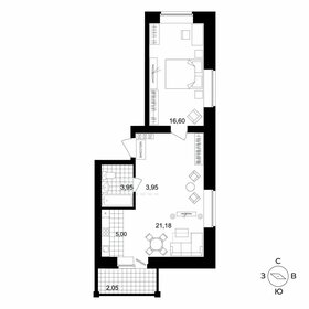 Квартира 50,2 м², 2-комнатная - изображение 1