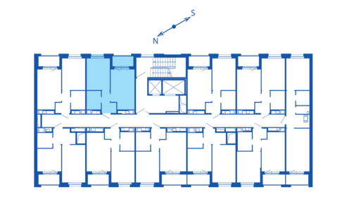 Квартира 33,8 м², 1-комнатная - изображение 4