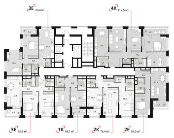 122 м², 3-комнатная квартира 23 000 000 ₽ - изображение 116