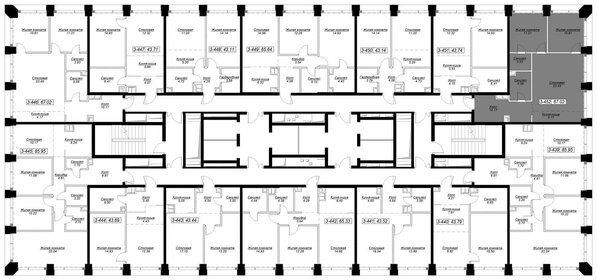 66,8 м², 2-комнатная квартира 37 204 576 ₽ - изображение 27