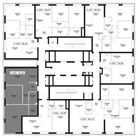 Квартира 74,1 м², 2-комнатная - изображение 2