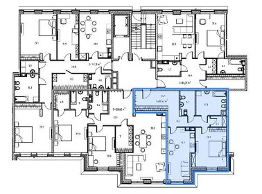 Квартира 81,7 м², 1-комнатная - изображение 2