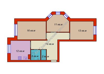 122,6 м², 4-комнатная квартира 15 000 000 ₽ - изображение 7