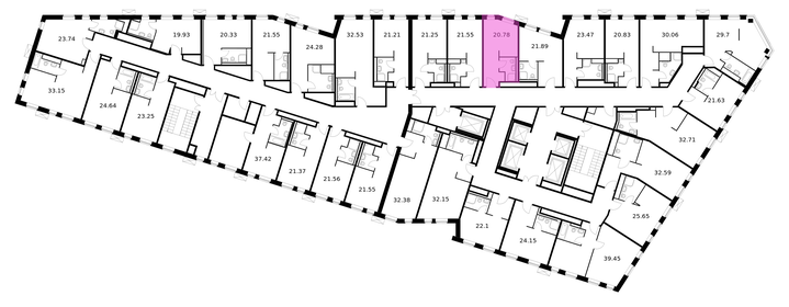 20,8 м², апартаменты-студия 5 469 539 ₽ - изображение 23