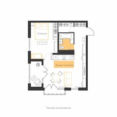 Квартира 46,3 м², 1-комнатная - изображение 2