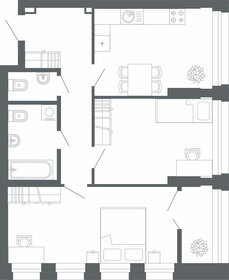 Квартира 66,4 м², 2-комнатная - изображение 1