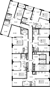 Квартира 53,6 м², 2-комнатная - изображение 2