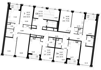 85,9 м², 2-комнатная квартира 28 705 882 ₽ - изображение 21