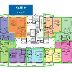 Квартира 43,2 м², 1-комнатная - изображение 3