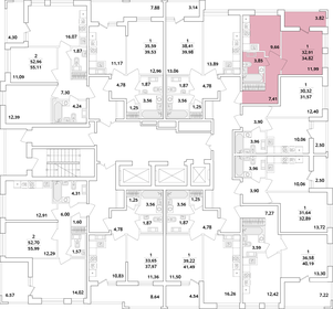 Квартира 34,8 м², 1-комнатная - изображение 2