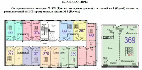 Квартира 35,8 м², 1-комнатная - изображение 1