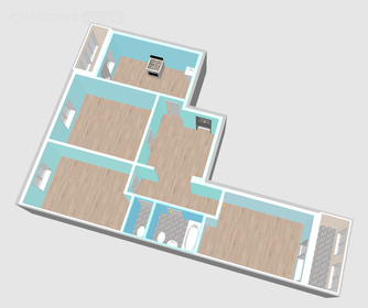 Квартира 85 м², 3-комнатная - изображение 3