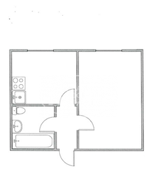 Квартира 29,8 м², 1-комнатная - изображение 5