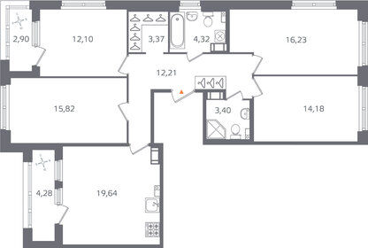 113,2 м², 4-комнатная квартира 34 737 048 ₽ - изображение 6