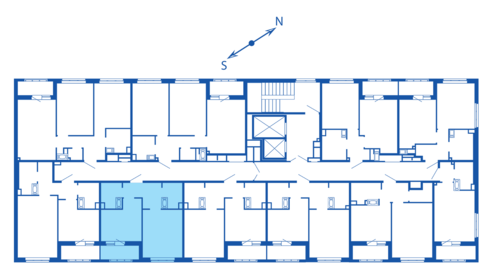 34 м², 1-комнатная квартира 8 701 888 ₽ - изображение 89