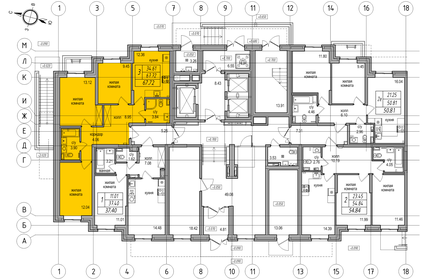80,5 м², 3-комнатная квартира 11 000 000 ₽ - изображение 35
