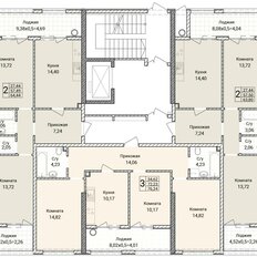 Квартира 63,8 м², 2-комнатная - изображение 2