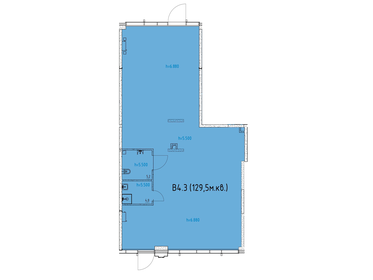 129,5 м², помещение свободного назначения - изображение 5