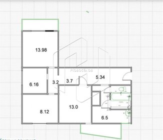 17,1 м², комната 1 800 000 ₽ - изображение 32