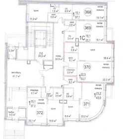 Квартира 53,7 м², 1-комнатная - изображение 1