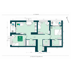 75,2 м², 3-комнатная квартира 10 500 000 ₽ - изображение 97