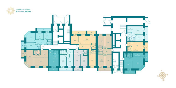 70 м², 2-комнатная квартира 12 500 000 ₽ - изображение 71