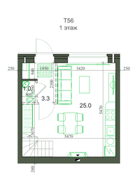 53,9 м², 3-комнатная квартира 5 219 000 ₽ - изображение 48