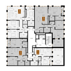 Квартира 88,4 м², 2-комнатная - изображение 2