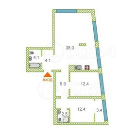 Квартира 81 м², 3-комнатная - изображение 1