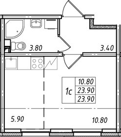 10,7 м², комната 1 650 000 ₽ - изображение 28