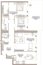 132 м², 4-комнатная квартира 45 500 000 ₽ - изображение 112