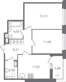 55,8 м², 2-комнатная квартира 14 050 000 ₽ - изображение 83