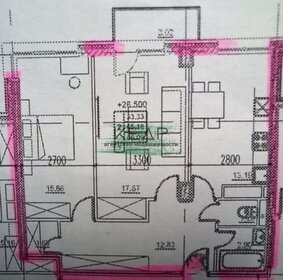 Квартира 66,1 м², 2-комнатная - изображение 1