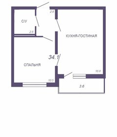 Купить квартиру площадью 20 кв.м. в округе Ленинский в Калуге - изображение 1