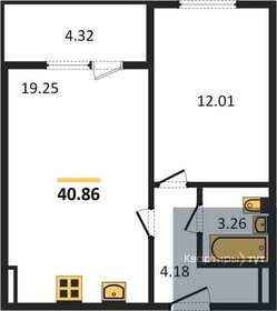 44,1 м², 1-комнатная квартира 4 272 850 ₽ - изображение 14