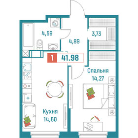 42,2 м², 1-комнатная квартира 7 467 630 ₽ - изображение 12