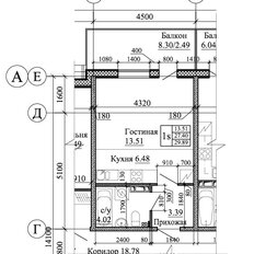 Квартира 35,7 м², студия - изображение 1