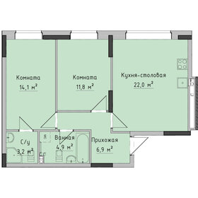 64 м², 3-комнатная квартира 5 190 000 ₽ - изображение 61