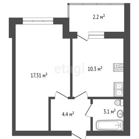 32,9 м², 1-комнатная квартира 3 600 000 ₽ - изображение 50